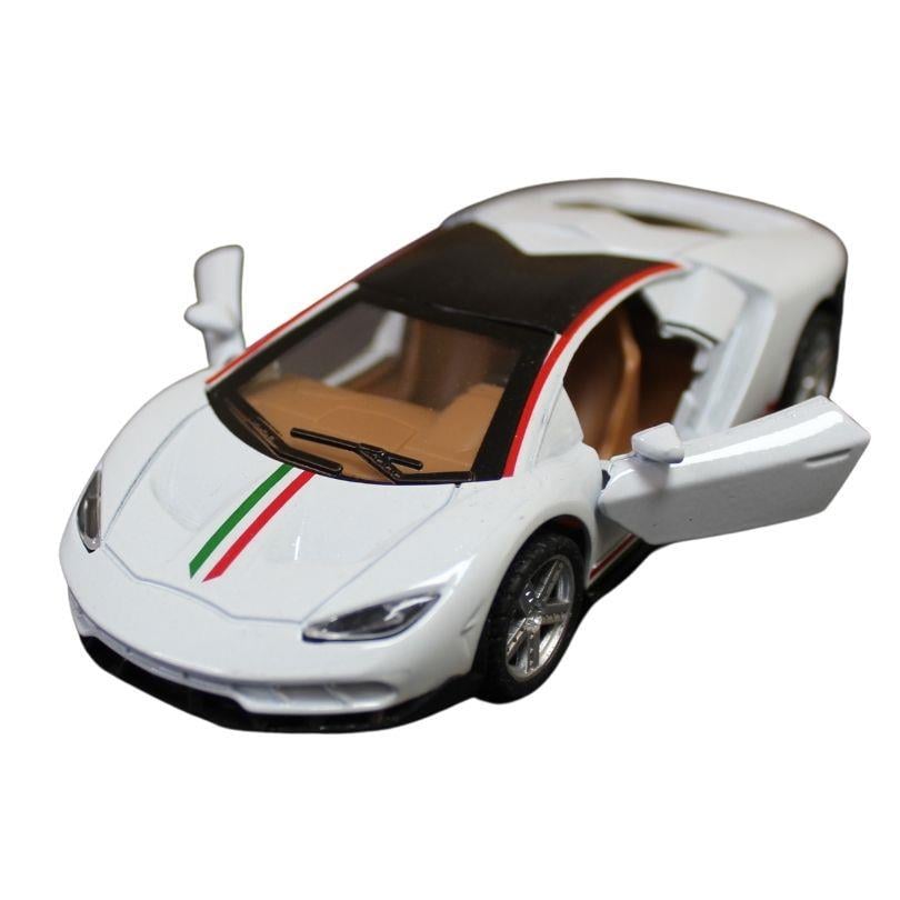 Çek-Bırak ve Sürmeli Arabalar, Ceren, CTOY 1:32 Çek Bırak Kapıları Açılan Spor Araba 63261 Beyaz