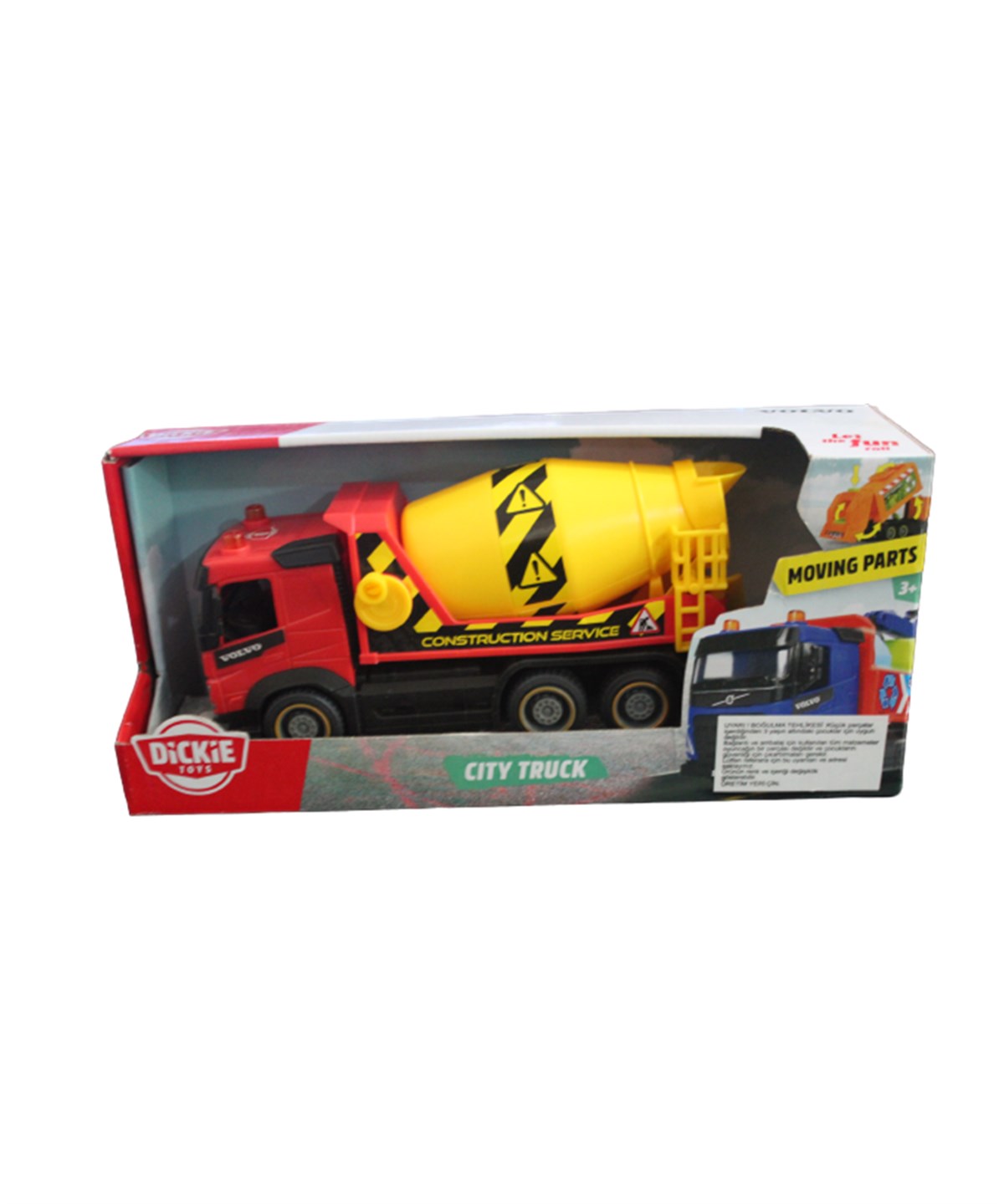 Çek-Bırak ve Sürmeli Arabalar, DICKIE TOYS, Dickie Toys City Truck Mikser 20 374 4014 76107 