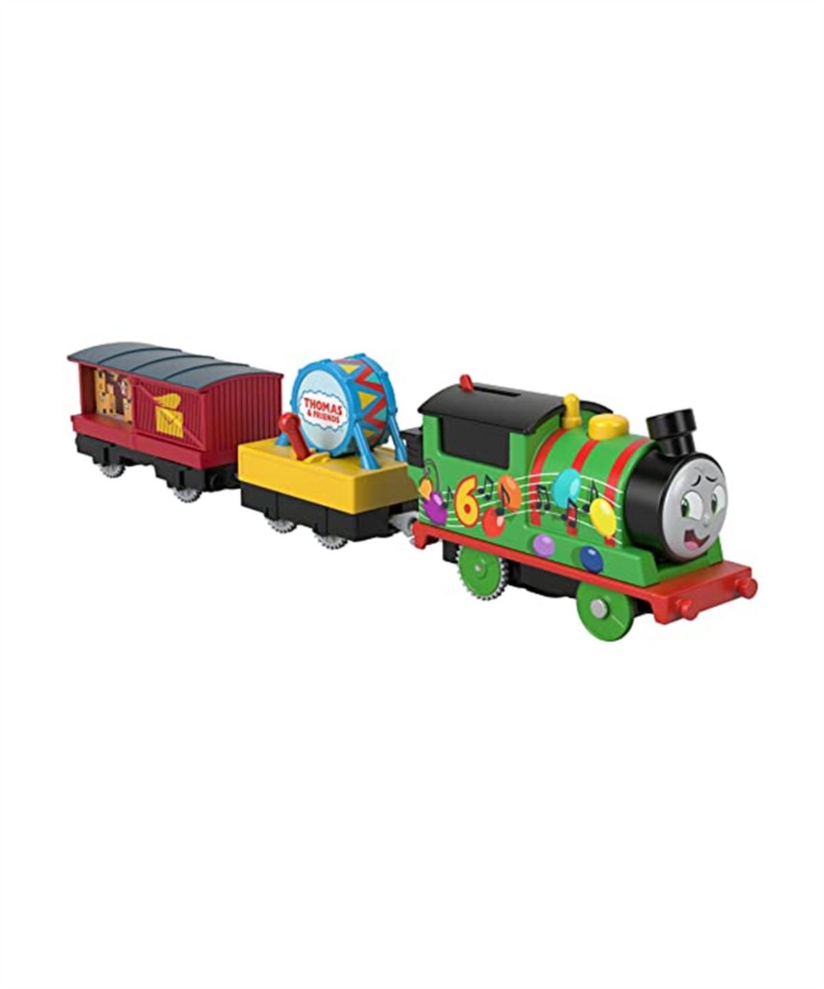 Çek-Bırak ve Sürmeli Arabalar, Thomas ve Arkadaşları, Fisher Price Thomas ve Arkadaşları Büyük Tekli Tren HFX97 HDY72 Party Train Percy