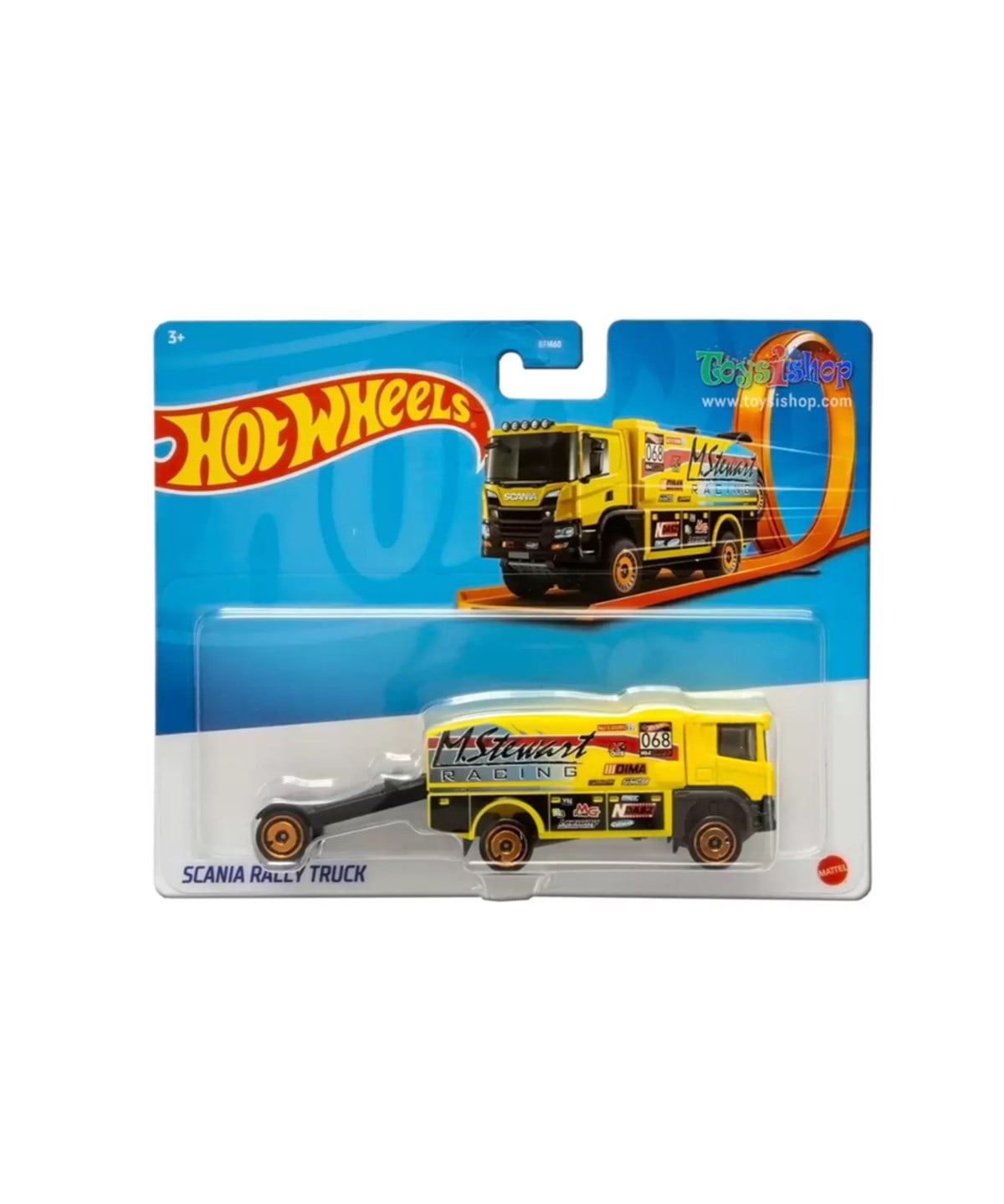 Çek-Bırak ve Sürmeli Arabalar, Hot Wheels, Hot Wheels Kamyonlar BFM60 GKC33 Scania Rally Truck