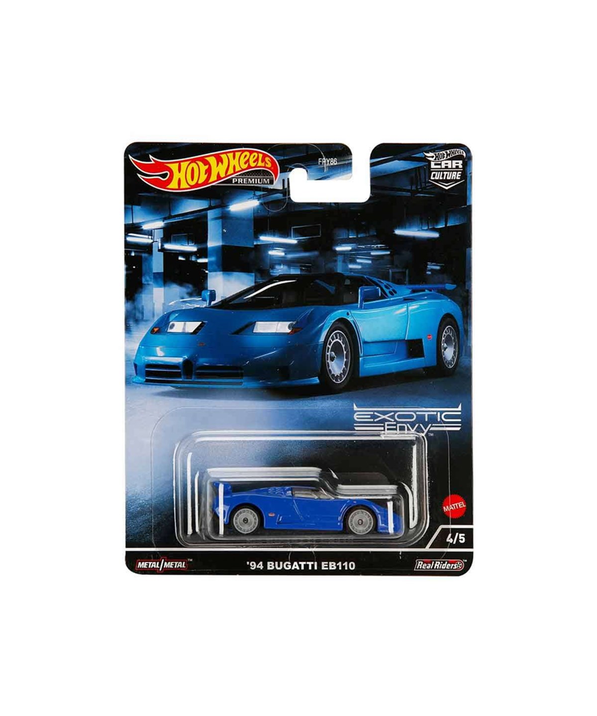 Çek-Bırak ve Sürmeli Arabalar, Hot Wheels, Hot Wheels Car Culture Arabalar FPY86 HCJ89 94 Bugatti EB110