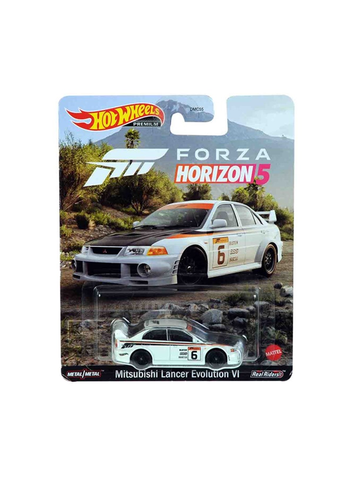 Çek-Bırak ve Sürmeli Arabalar, Hot Wheels, Hot Wheels Retro Eğlence Serisi Araçlar DMC55 HCP11 Mitsubishi Lancer Evolution 6