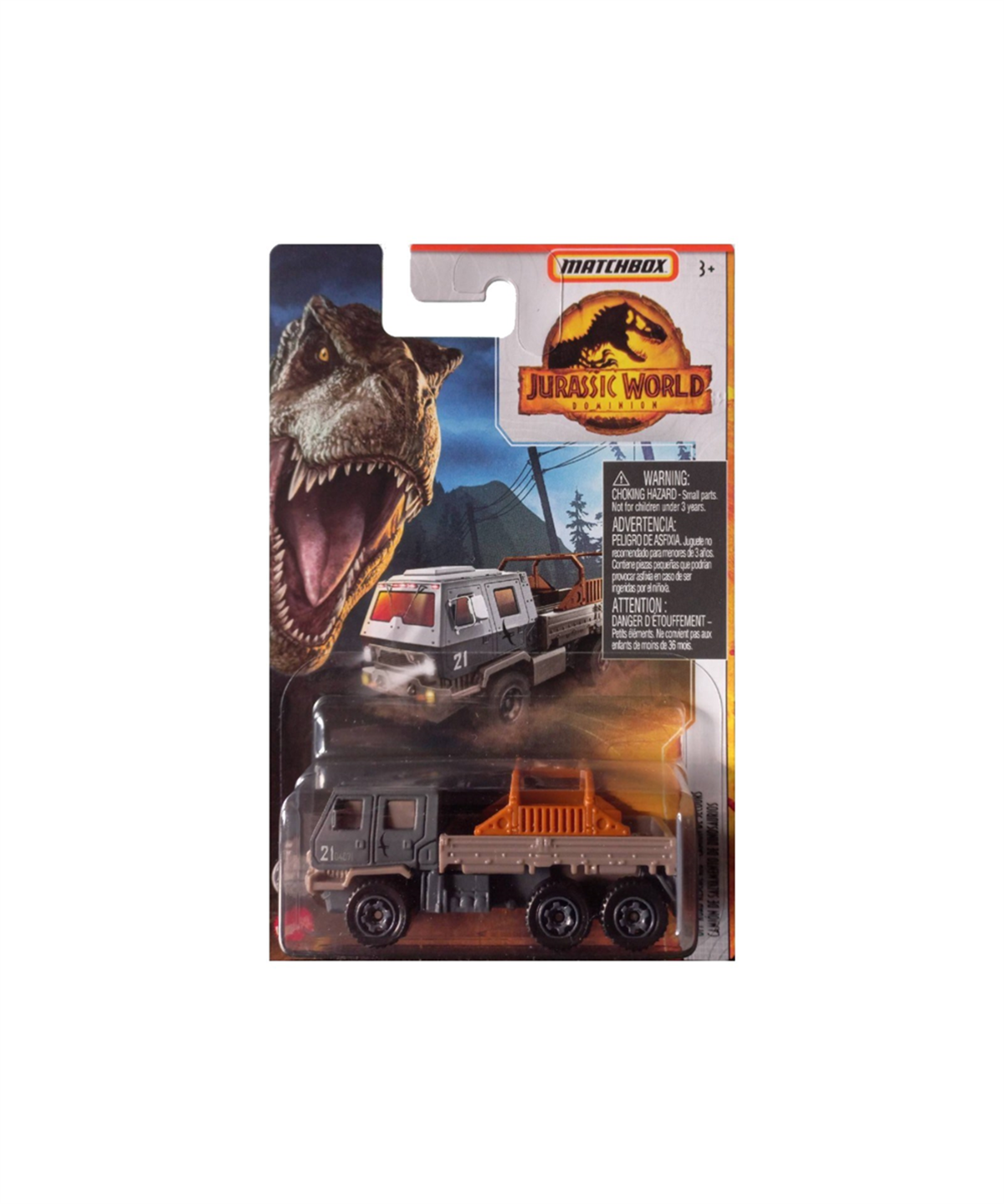 Çek-Bırak ve Sürmeli Arabalar, MATCHBOX, Matchbox Jurassic World Tekli Araçlar FMW90 HBH05 Off Road Rescue Rig