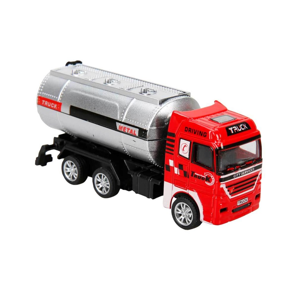 Çek-Bırak ve Sürmeli Arabalar, Sunman, Maxx Wheels Model İtfaiye Araçları 11,5 cm 16367 Tanker