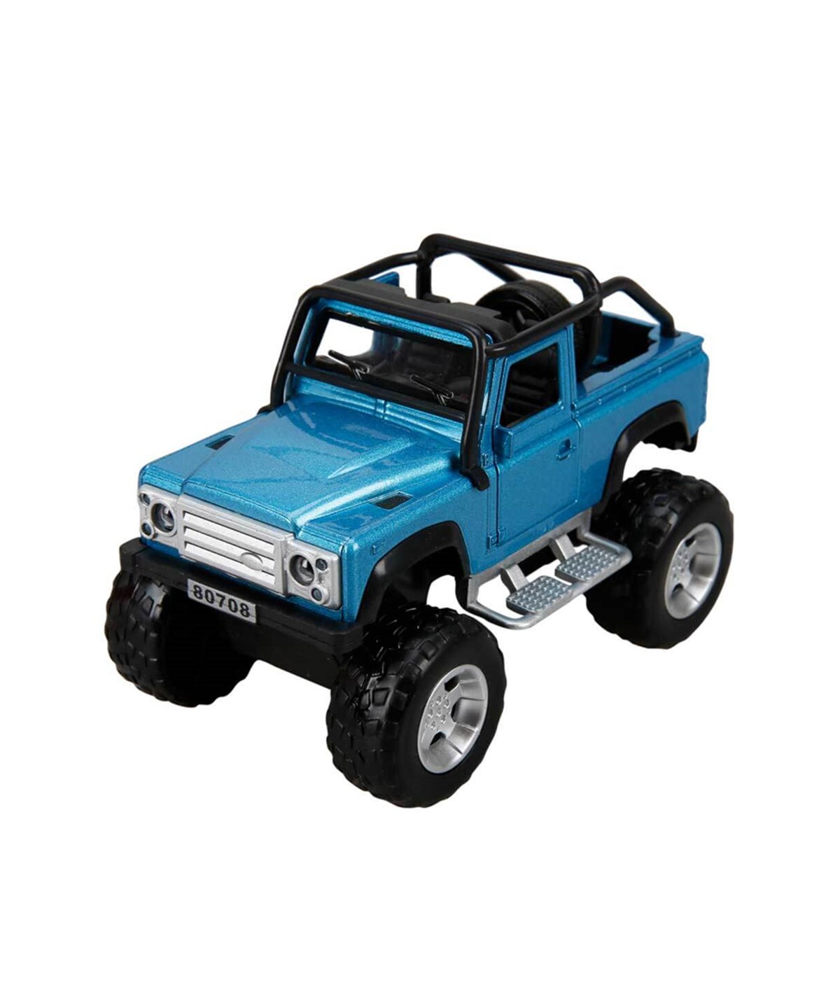 Çek-Bırak ve Sürmeli Arabalar, Sunman, Sesli ve Işıklı Safari Jeep 13 cm. 08737 Üstü Açık Mavi
