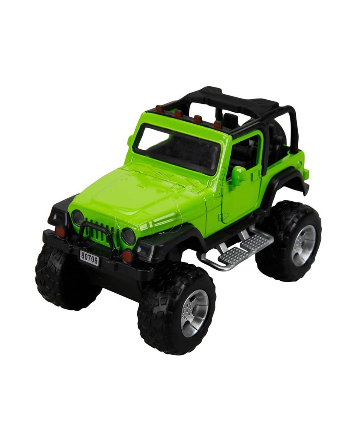 Çek-Bırak ve Sürmeli Arabalar, Sunman, Sesli ve Işıklı Safari Jeep 13 cm. 08737 Üstü Açık Yeşil