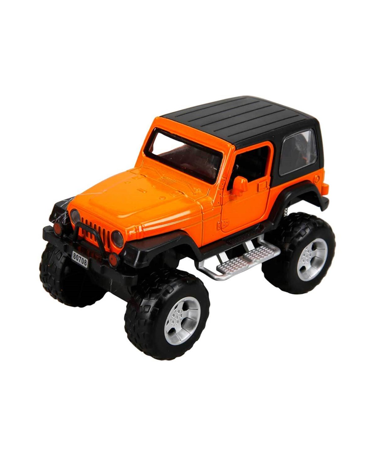 Çek-Bırak ve Sürmeli Arabalar, Sunman, Sesli ve Işıklı Safari Jeep 13 cm. 08737 Üstü Kapalı Turuncu