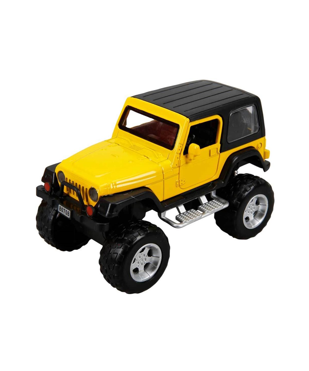 Çek-Bırak ve Sürmeli Arabalar, Sunman, Sesli ve Işıklı Safari Jeep 13 cm. 08737 Üstü Kapalı Sarı