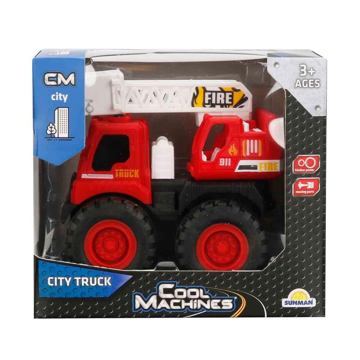 Çek-Bırak ve Sürmeli Arabalar, Sunman, Sürtmeli Şehir Aracı 47132 Kırmızı Merdivenli İtfaiye Aracı