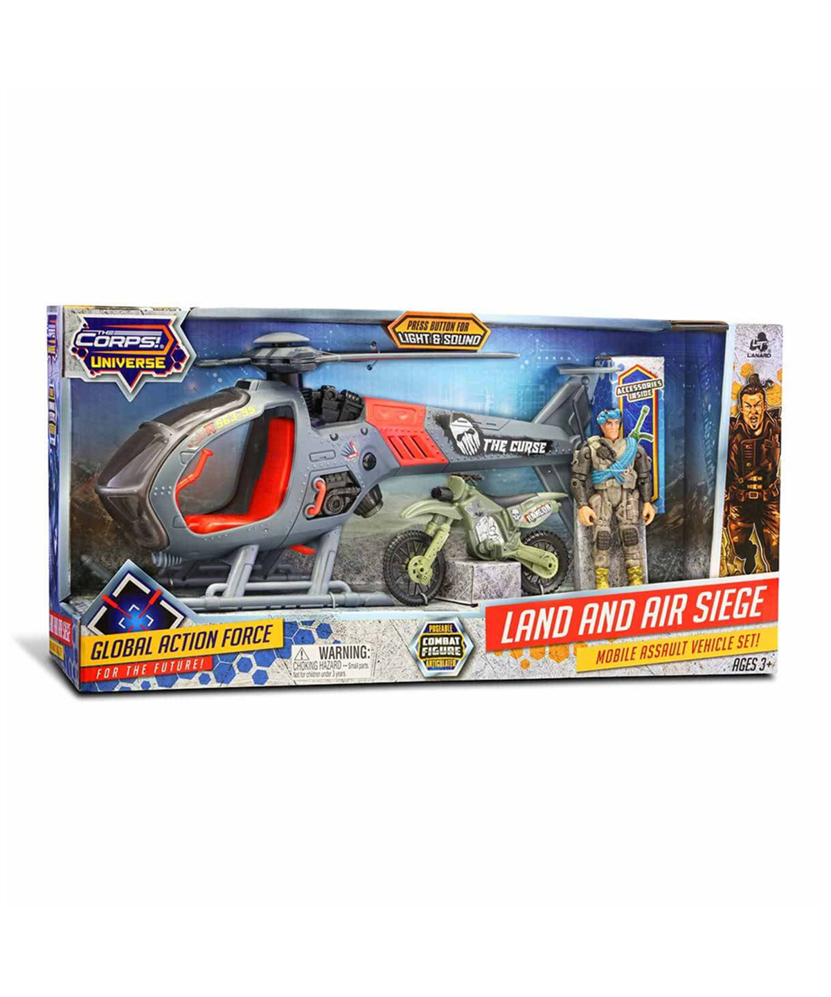 Çek-Bırak ve Sürmeli Arabalar, Sunman, The Corps Land and Air Siege Askeri Araçlar 39355 Askeri Hava Aracı