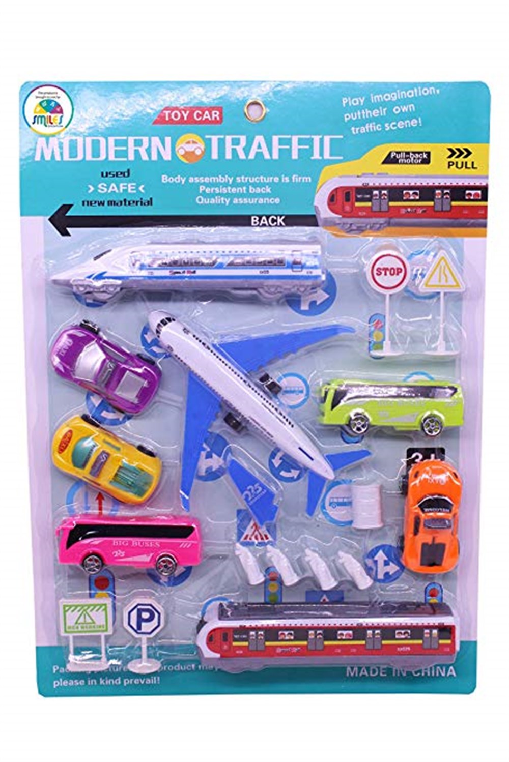 Çek Bırak Kartela Modern Trafik Oyun Seti, 6920171222824