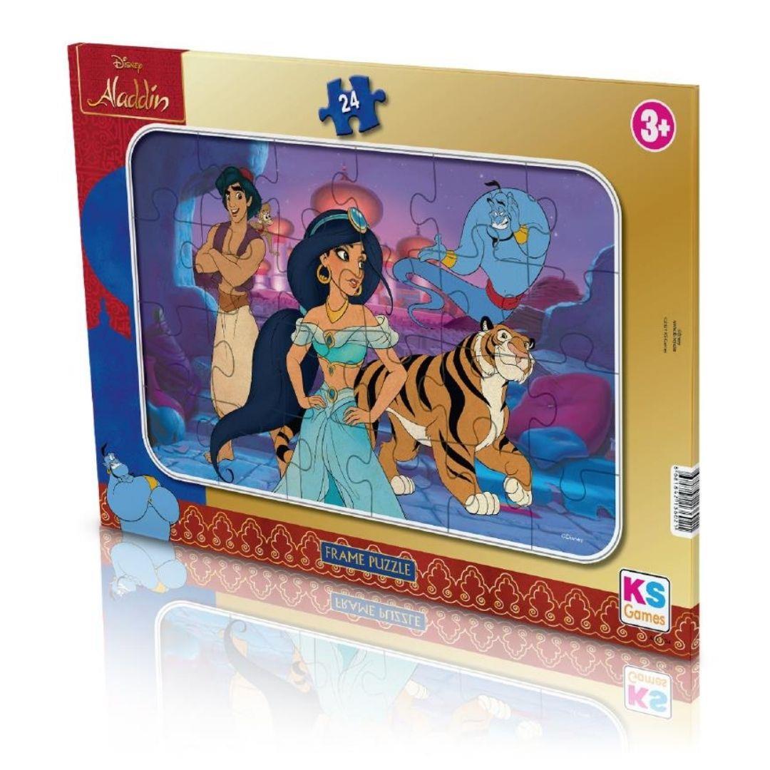 Çocuk Puzzle, KS GAMES, Aladdin Frame Puzzle 24 Parça