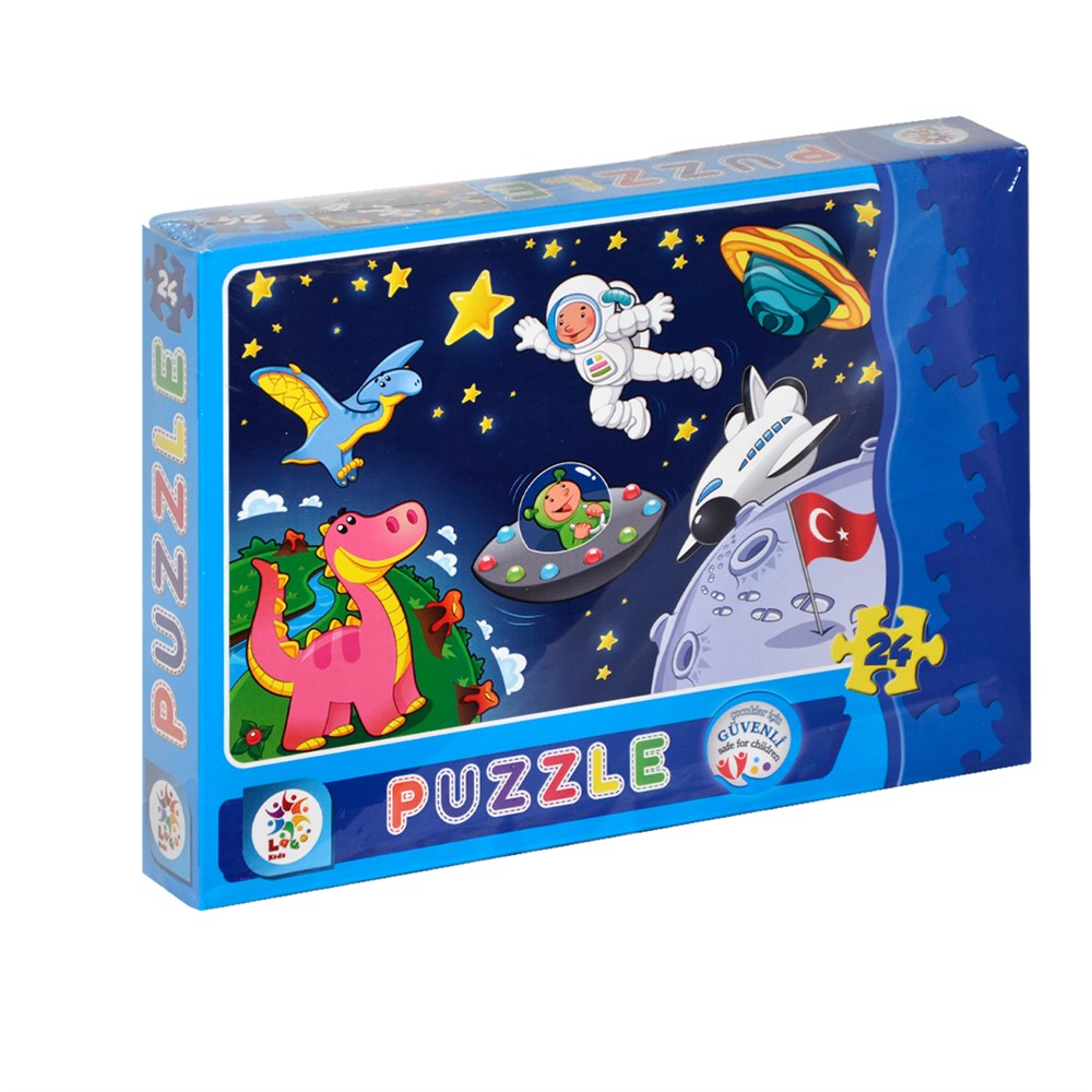 Çocuk Puzzle, Laço Kids, Astronot 54 Parça Çocuk Yapboz LC7138