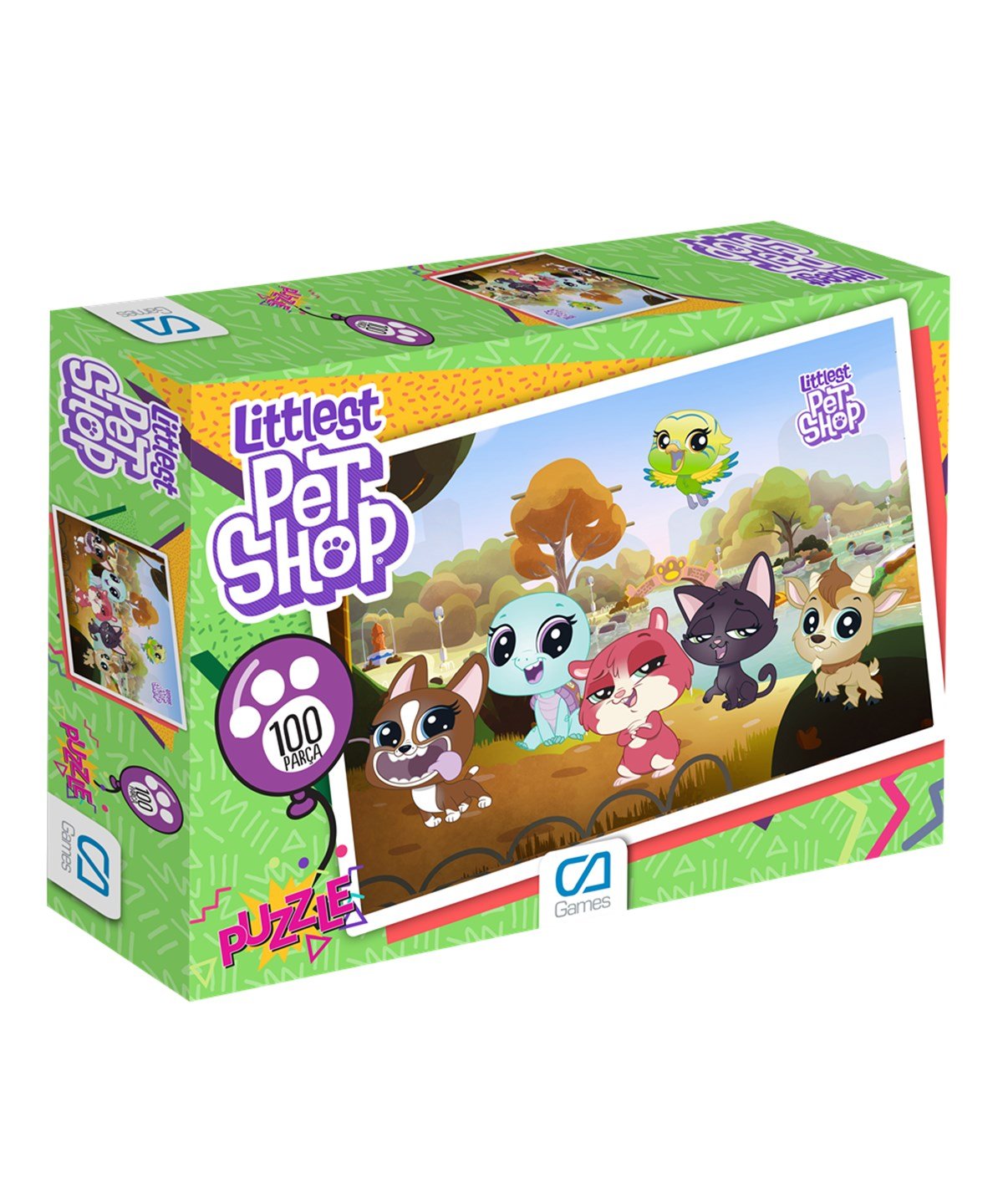 Çocuk Puzzle, CA Games, CA Games 5011 Lıttlest Petshop Puzzle 100 - 1
