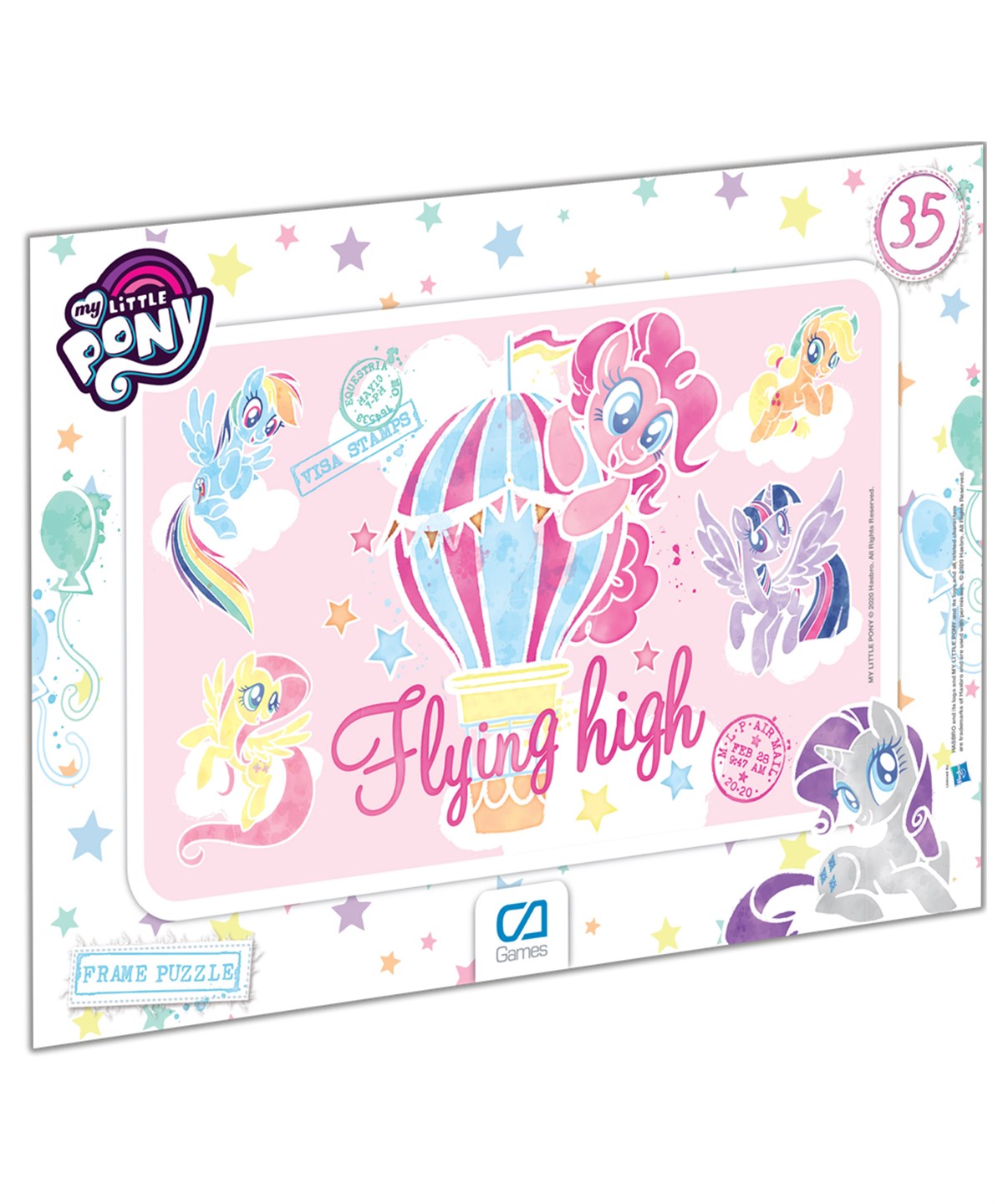 Çocuk Puzzle, CA Games, CA Games 5014 My Little Pony Frame Puzzle 35 Parça 40275 Beyaz