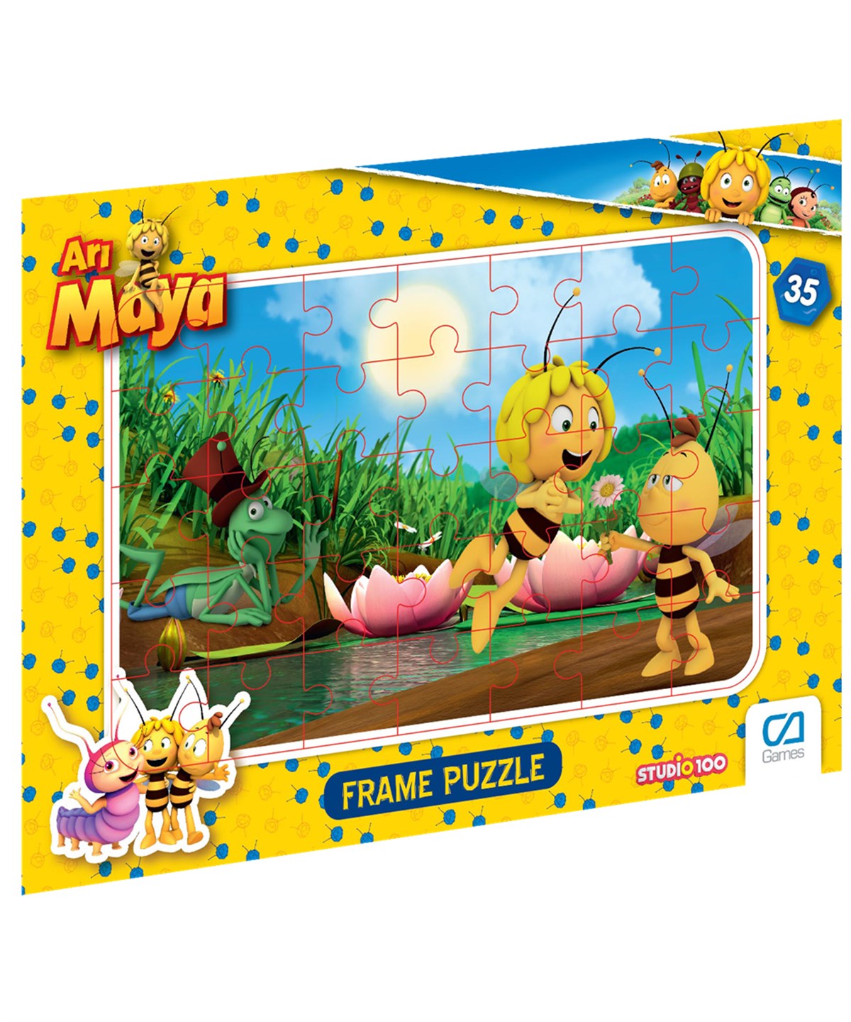 Çocuk Puzzle, CA Games, CA Games 5047-5048 Arı Maya Frame Puzzle 35