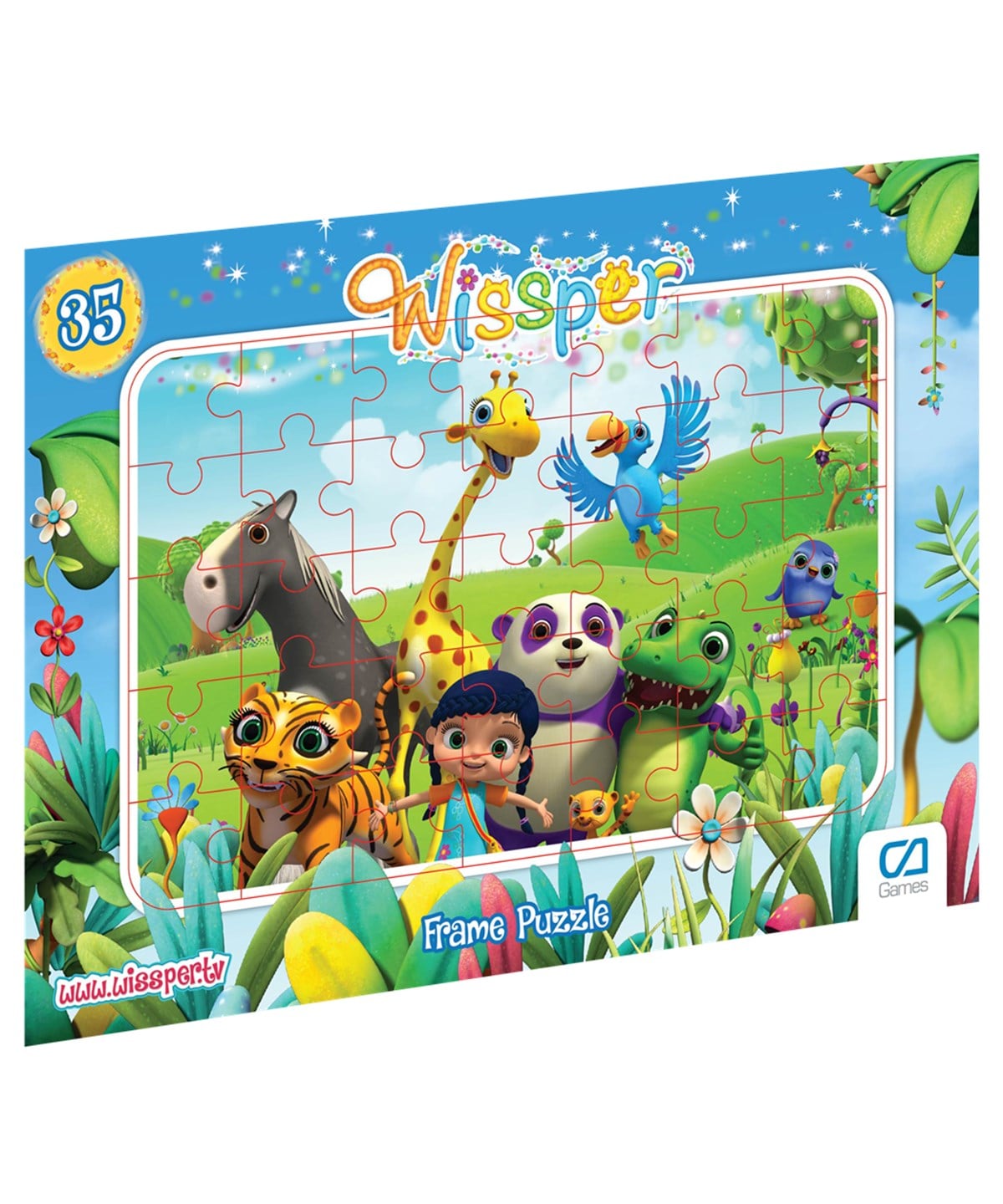 Çocuk Puzzle, CA Games, CA Games 5062-5063 Wissper Frame Puzzle 35