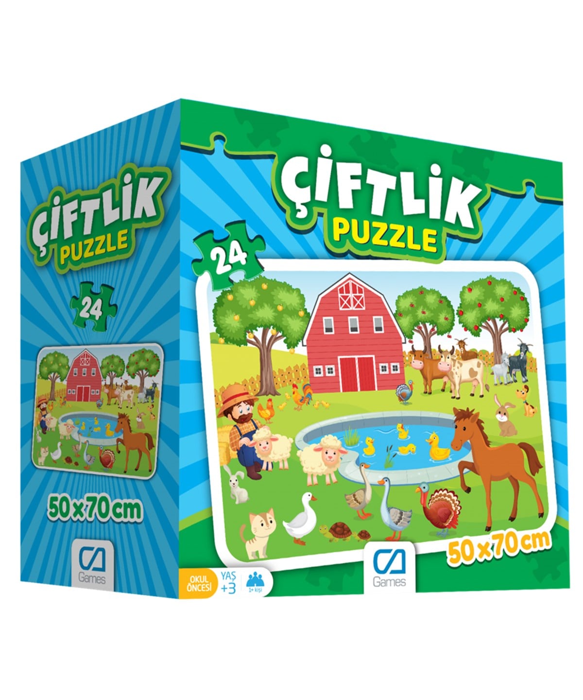 Çocuk Puzzle, CA Games, CA Games 5133 Çiftlik Yer Puzzle