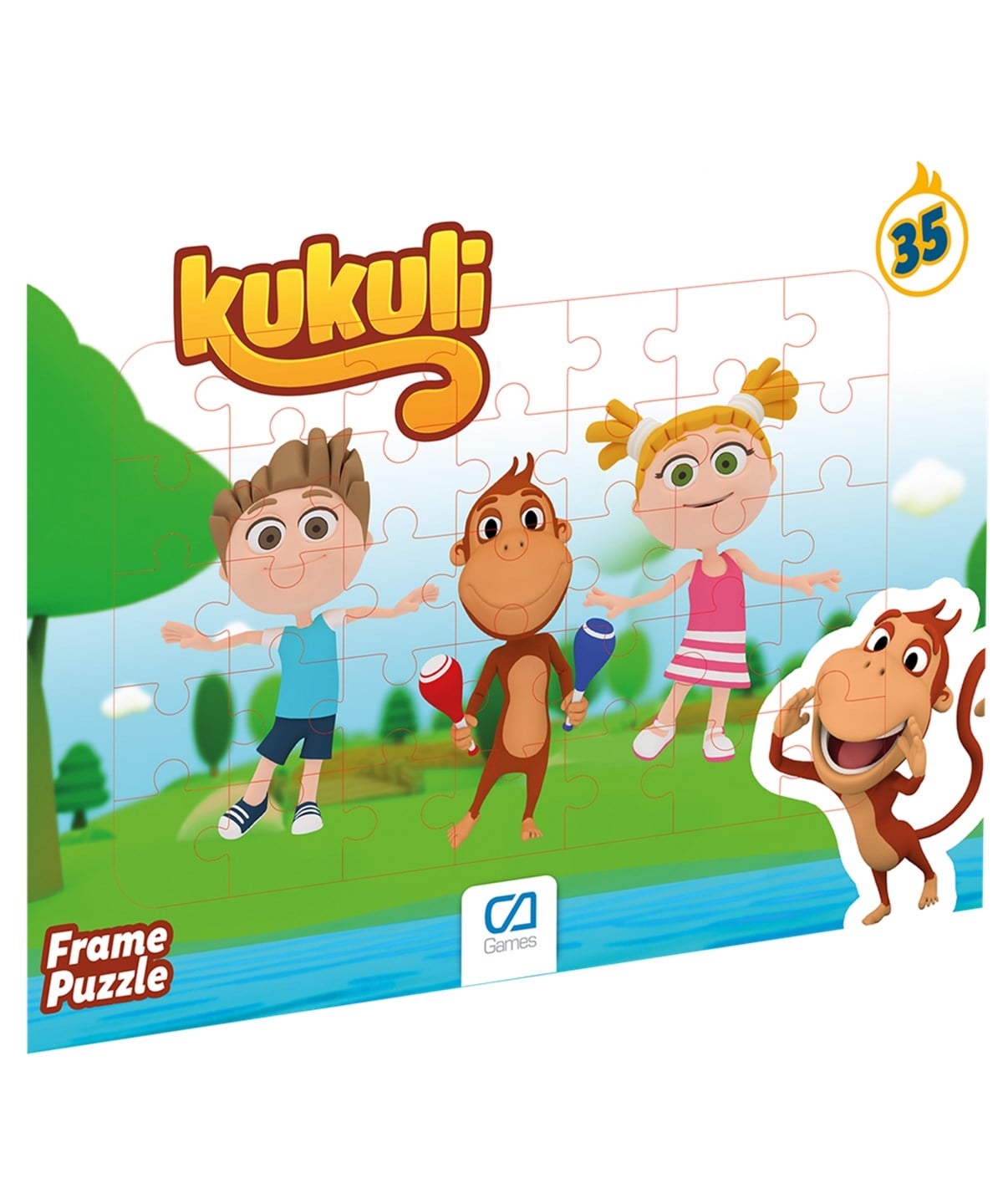 Çocuk Puzzle, CA Games, CA Games 5137 Kukuli Frame Puzzle 35 43153