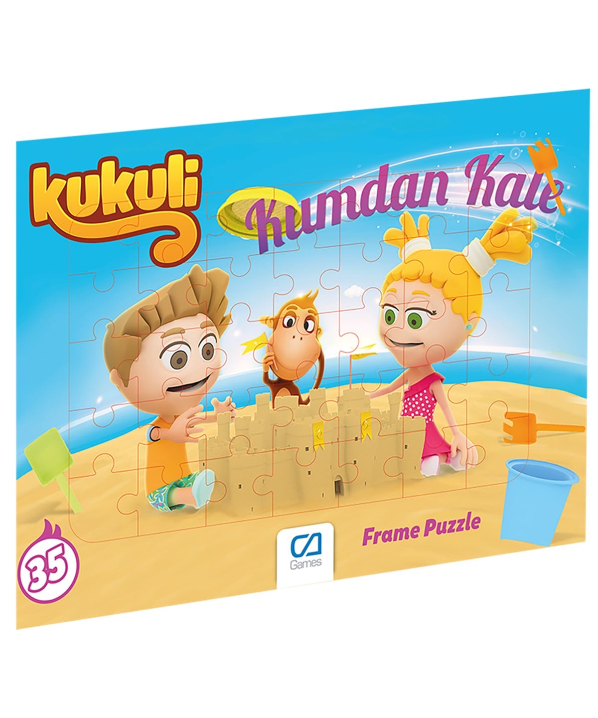 Çocuk Puzzle, CA Games, CA Games 5138 Kukuli Frame Puzzle 35 43153