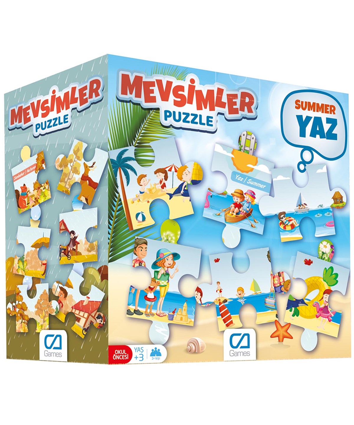 Çocuk Puzzle, CA Games, CA Games 5140 Mevsimler Yer Puzzle