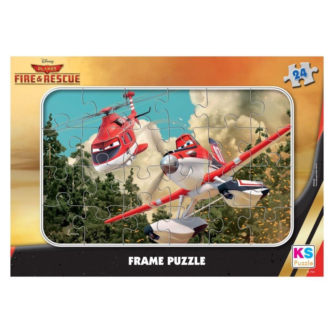 Çocuk Puzzle, KS GAMES, Planes Frame Puzzle 24 Parça