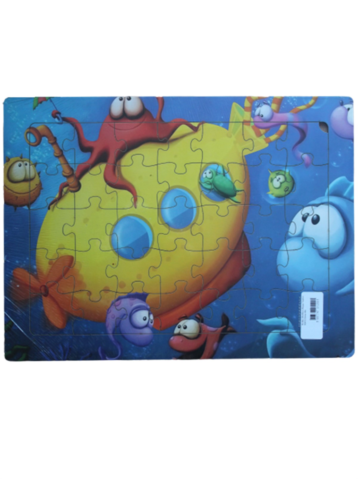 Çocuk Puzzle, Kumtoys, Redka 30x40cm Ahşap Yapboz 50410 Denizaltı Macerası Ayh-23