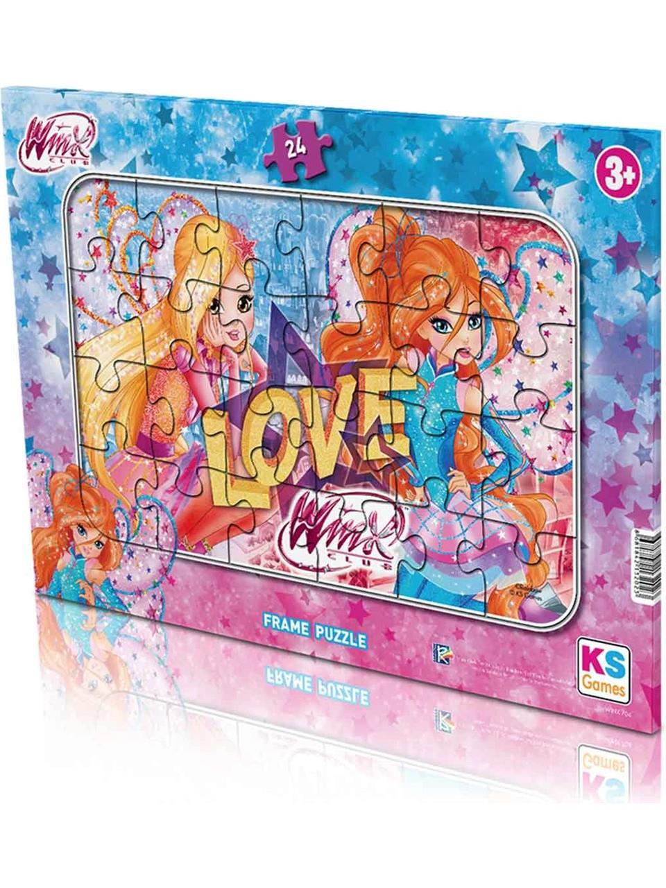 Çocuk Puzzle, KS GAMES, Winx Frame Puzzle 24 Parça
