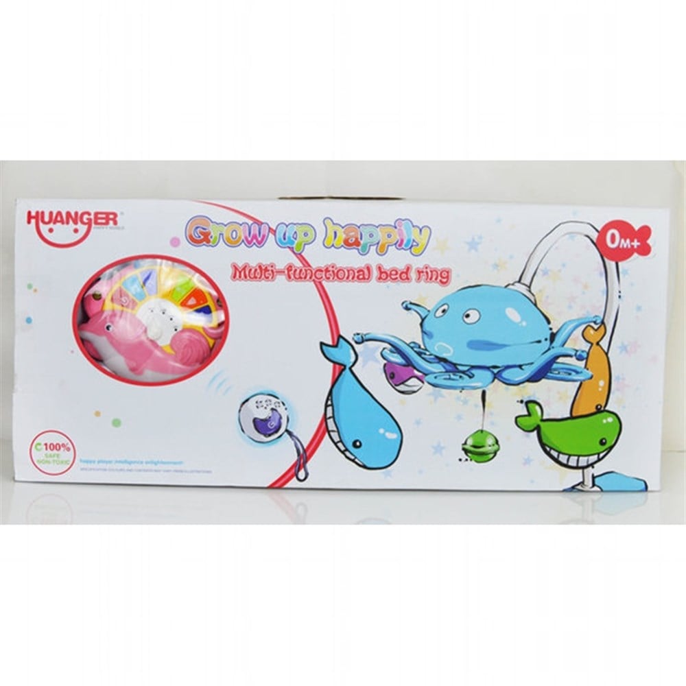 Çok Fonksiyonlu Zaman Ayarlı Müzikli Mutlu Düşler Dönence - Pembe Yunus 777-7