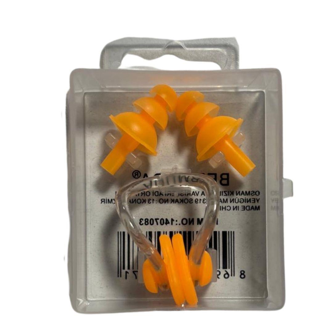 Deniz ve Havuz Ürünleri, OSMAN KIZILKAYA, Bermuda Silikon Burunluk ve Kulaklık 1407083 Turuncu