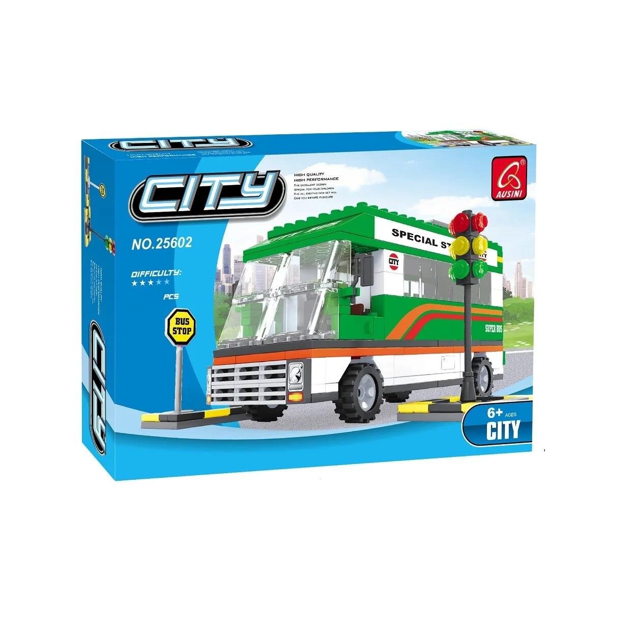 Diğer Lego Setleri, MEGA OYUNCAK, Ausini City Set 260 Parça 25602