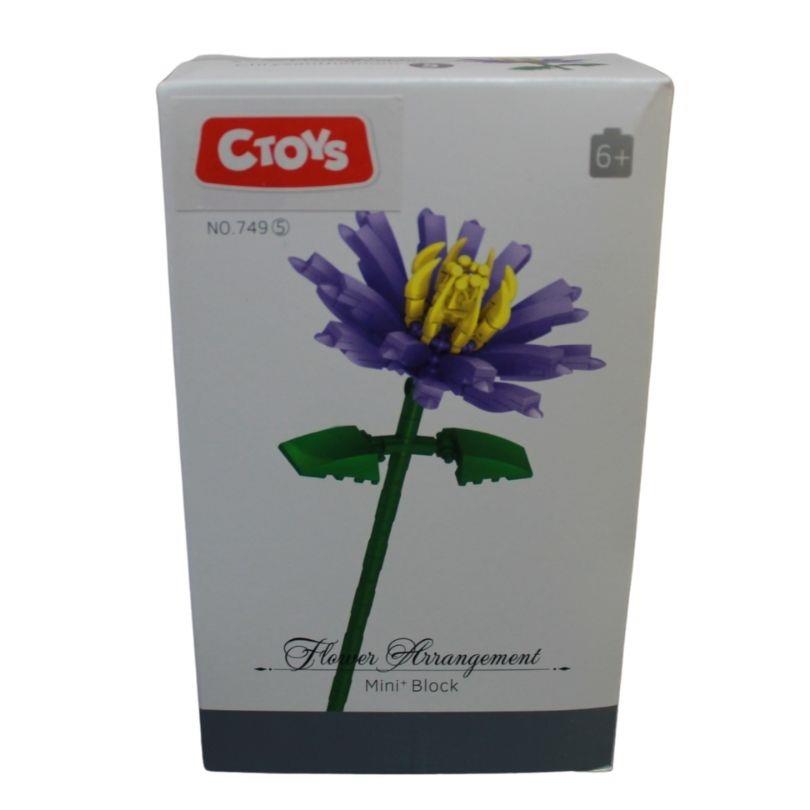 Diğer Lego Setleri, Ceren, CTOY Mini Blok Çiçekler 72409 Krizntem