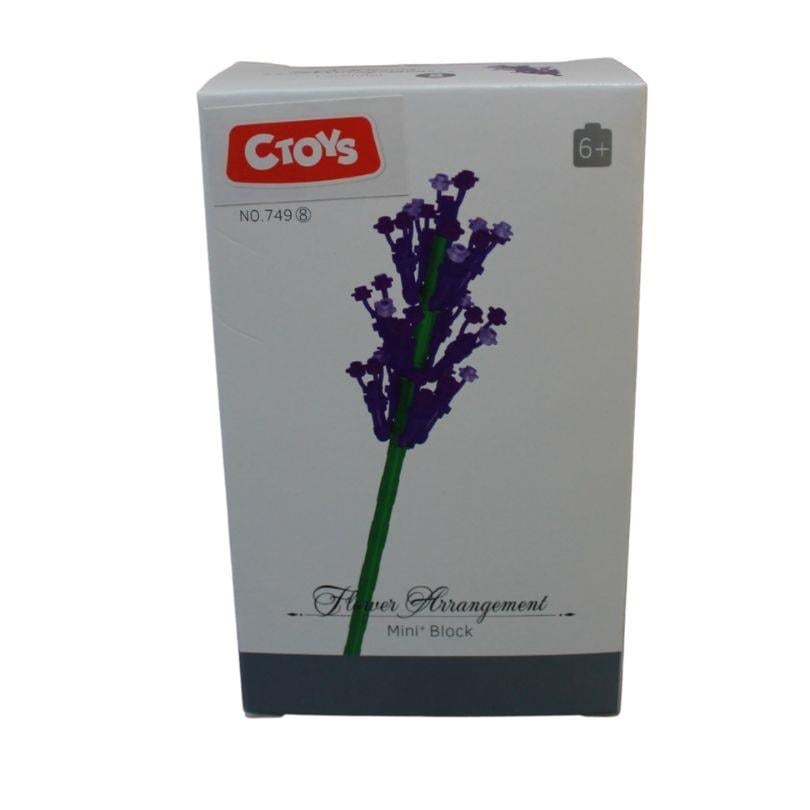 Diğer Lego Setleri, Ceren, CTOY Mini Blok Çiçekler 72409 Lavanta