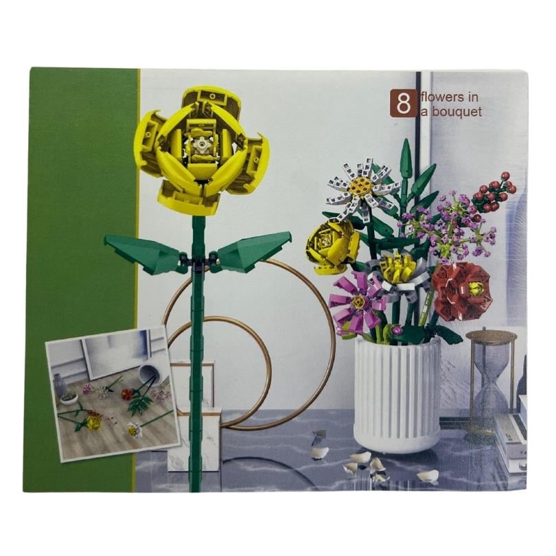 Diğer Lego Setleri, Ceren, CTOY Mini Blok Çiçekler 76032 Rosa Multiflora