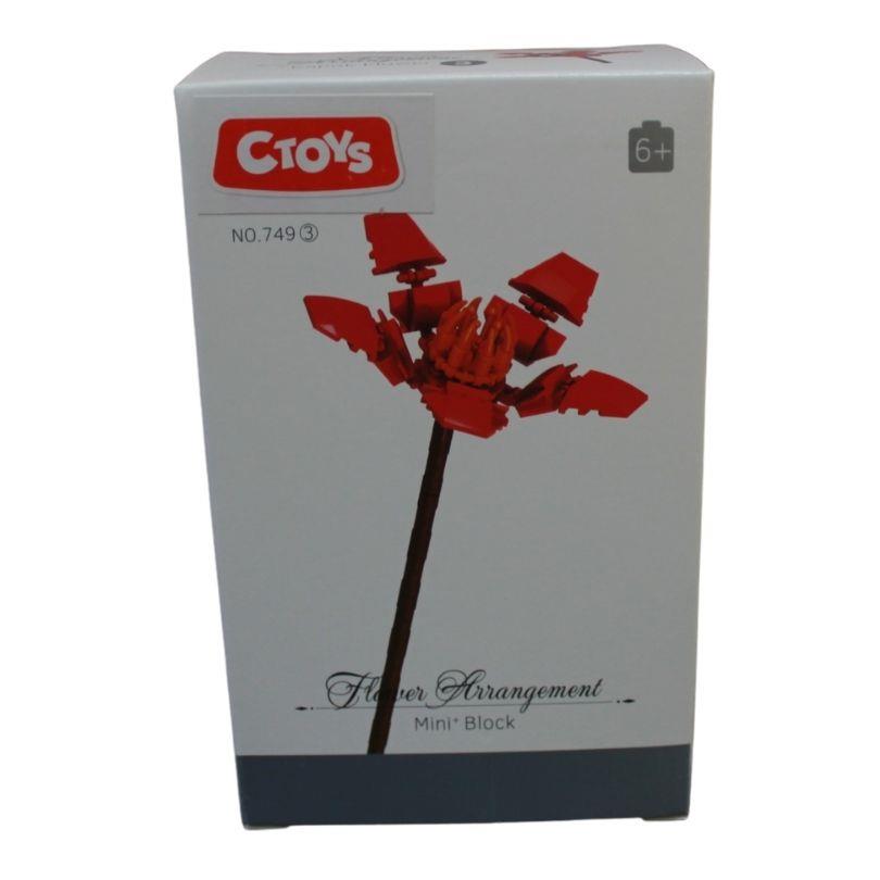 Diğer Lego Setleri, Ceren, CTOY Mini Blok Çiçekler 72409 Kapok Çiçeği