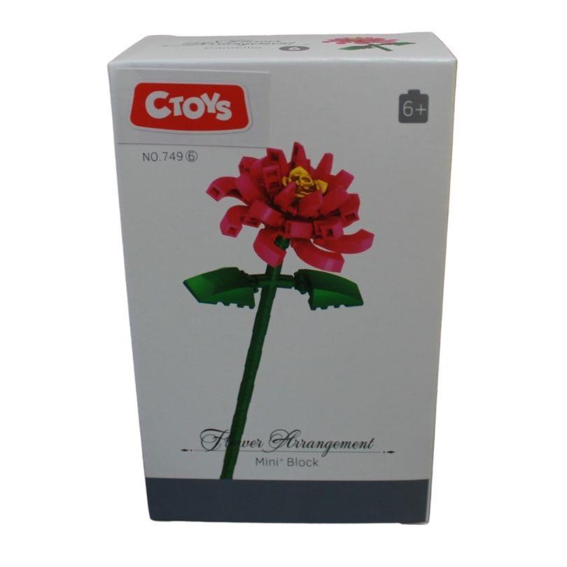 Diğer Lego Setleri, Ceren, CTOY Mini Blok Çiçekler 72409 Kamelya