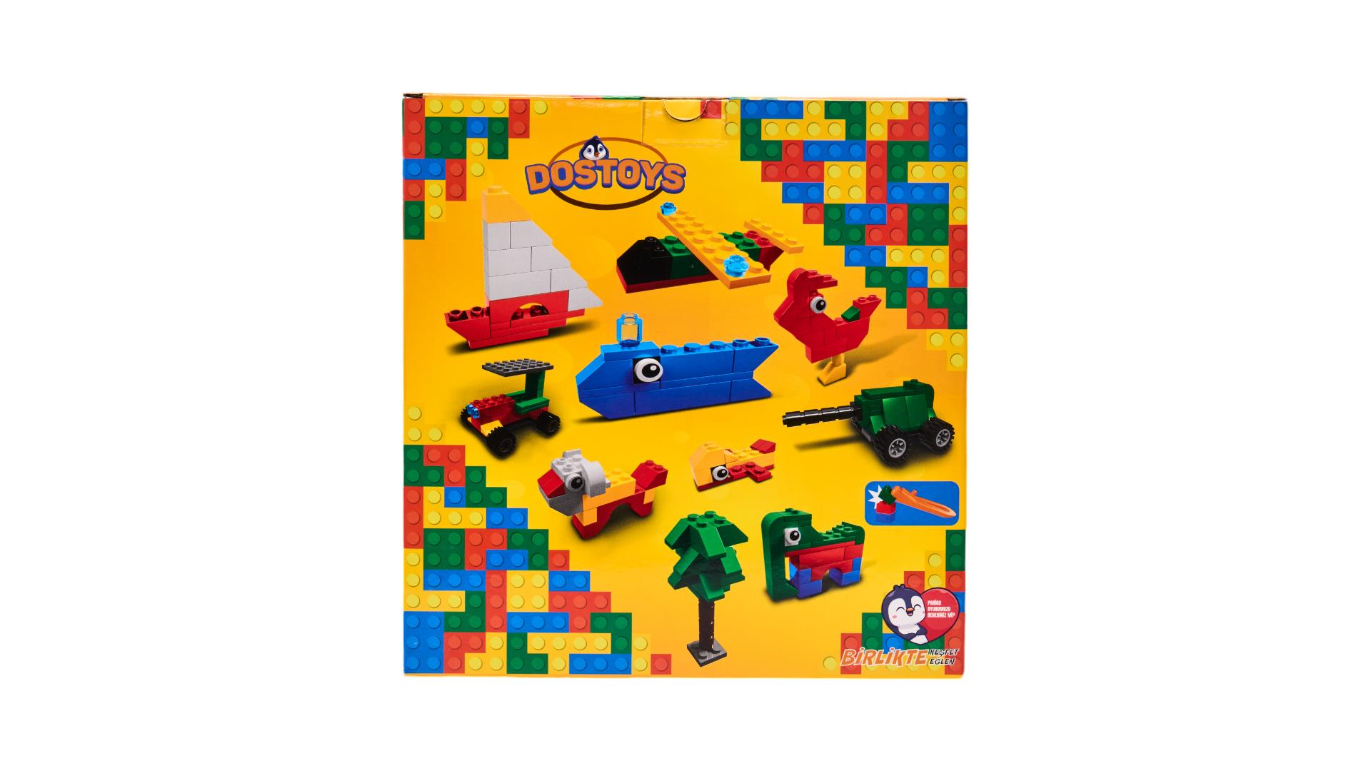 Diğer Lego Setleri, DOSTOYS, Dostoys Plastik Blok 550 Parça 60007