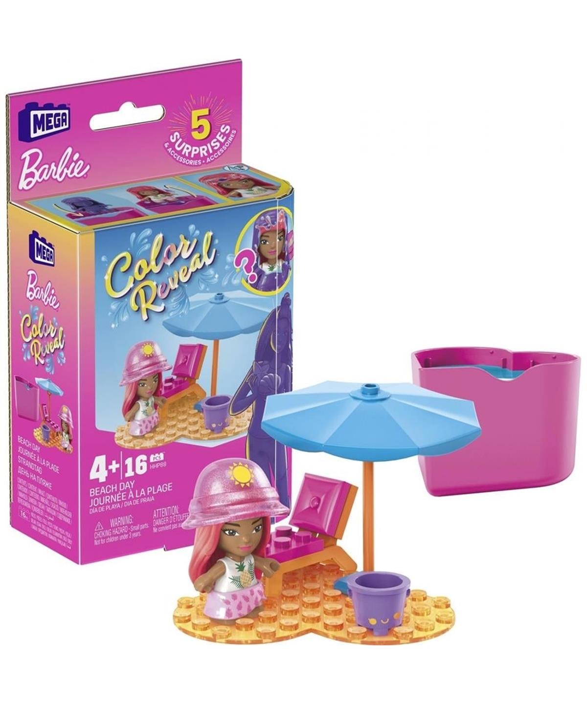 Diğer Lego Setleri, Barbie, MEGA Barbie Color Reveal Mini Bebek Serisi HHP85 HHP88