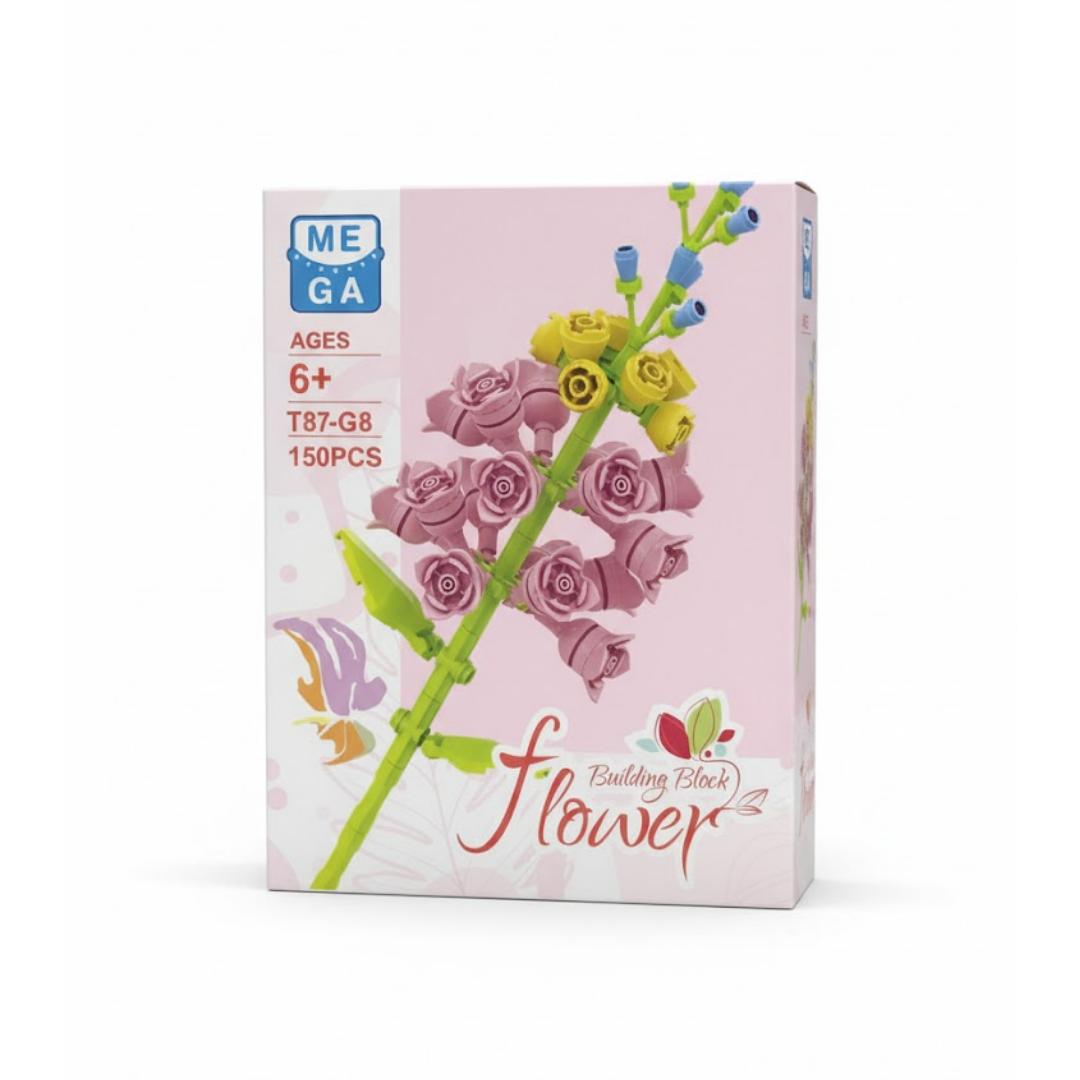 Diğer Lego Setleri, MEGA OYUNCAK, Mega Blok Çiçek Aslanağzı Çiçeği 150 Parça