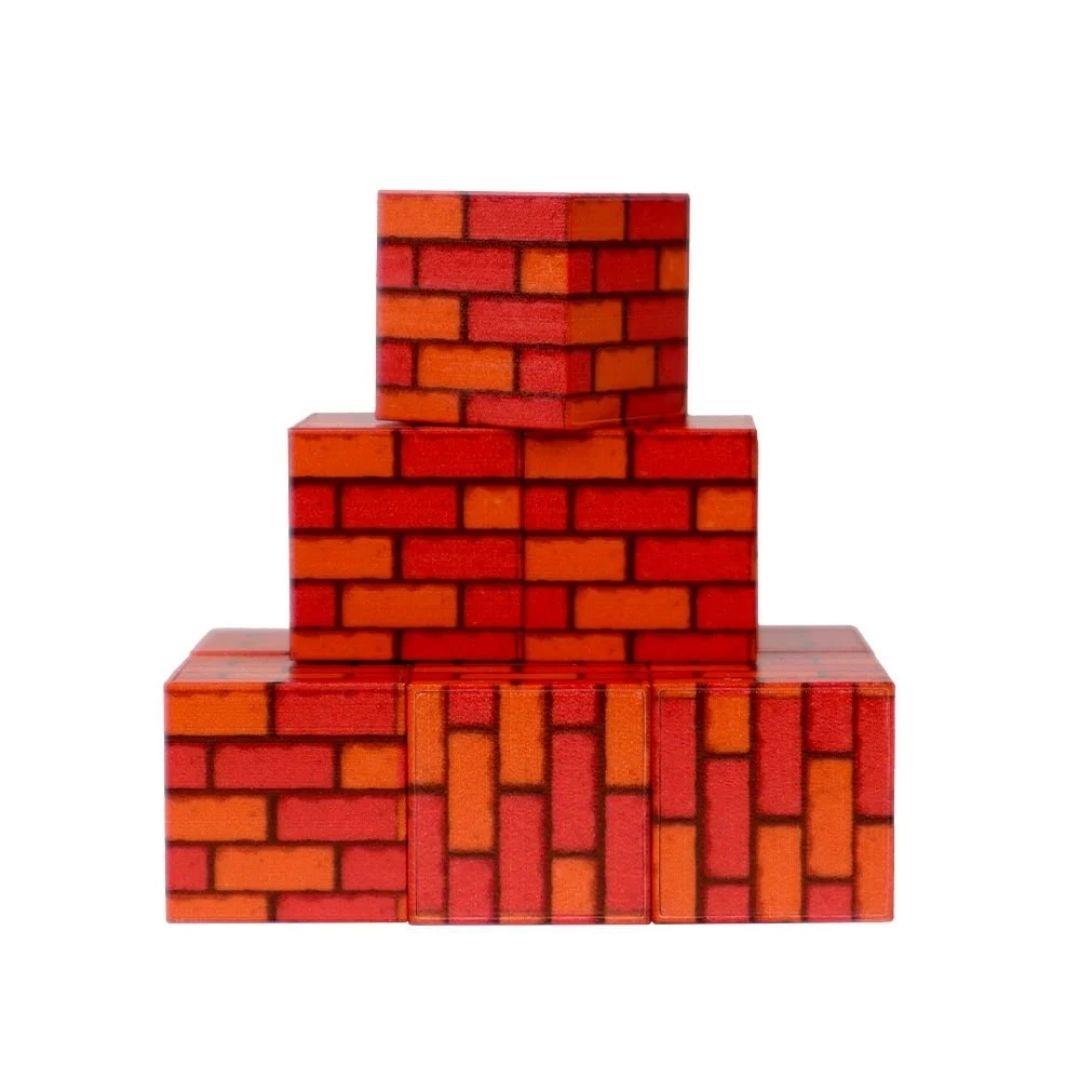 Diğer Lego Setleri, MEGA OYUNCAK, Megacraft Manyetik Bloklar 9 Parça Tuğla Desenli