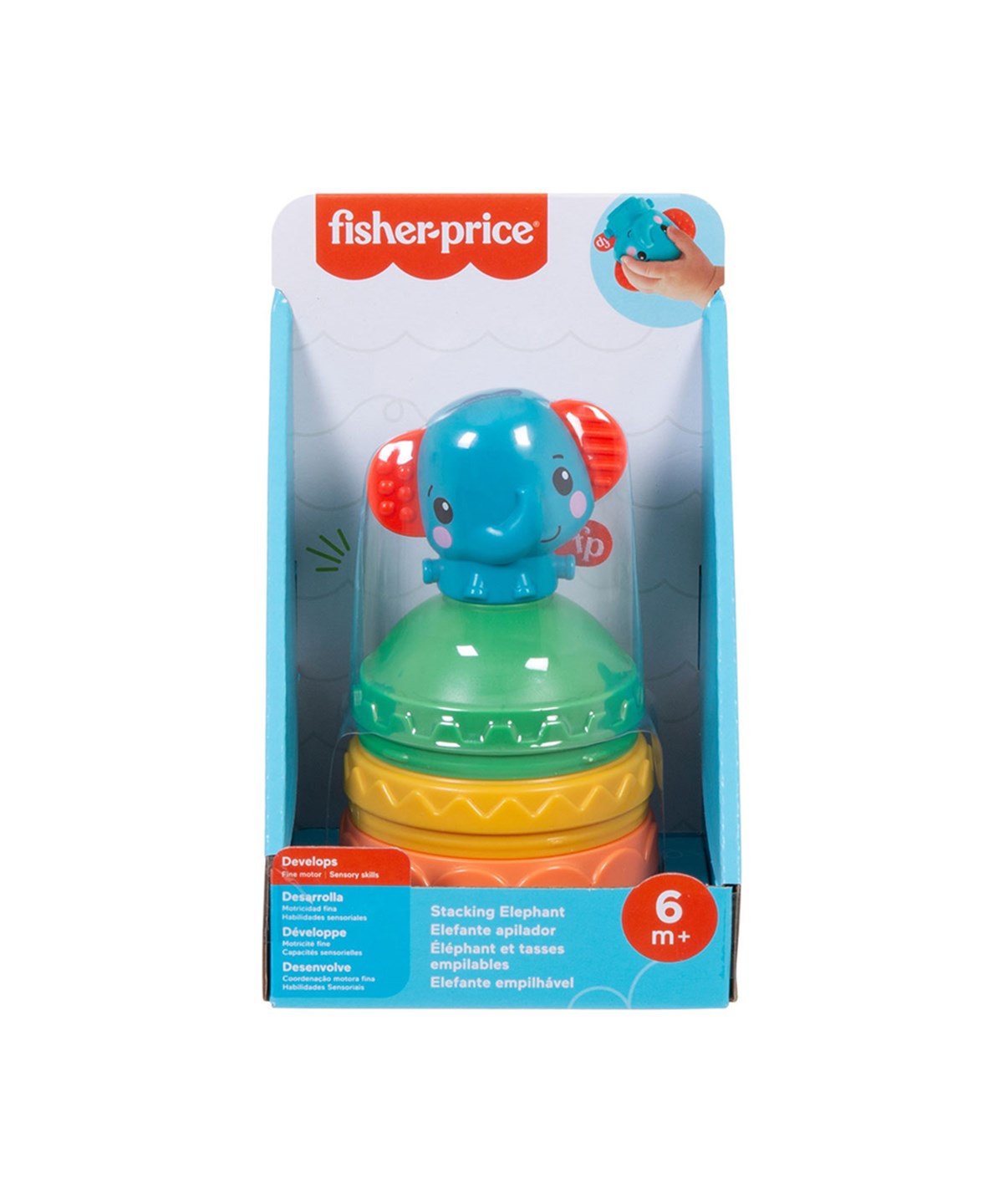 Dişlik ve Çıngıraklar, Fisher Price, Fisher Price Safari Arkadaşları Renkli Fil GWL66