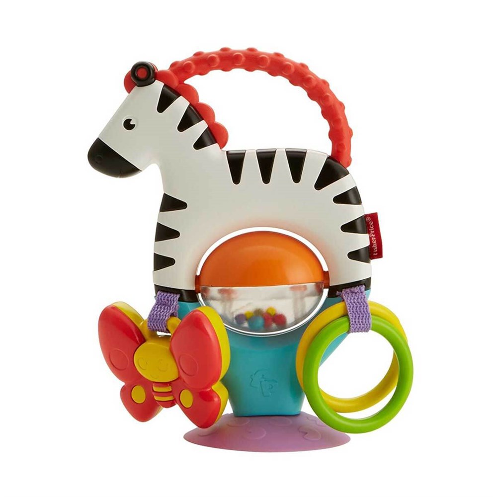 Dişlik ve Çıngıraklar, Fisher Price, Fisher Price Sevimli Zebra Mama Sandalyesi Oyuncağı FGJ11