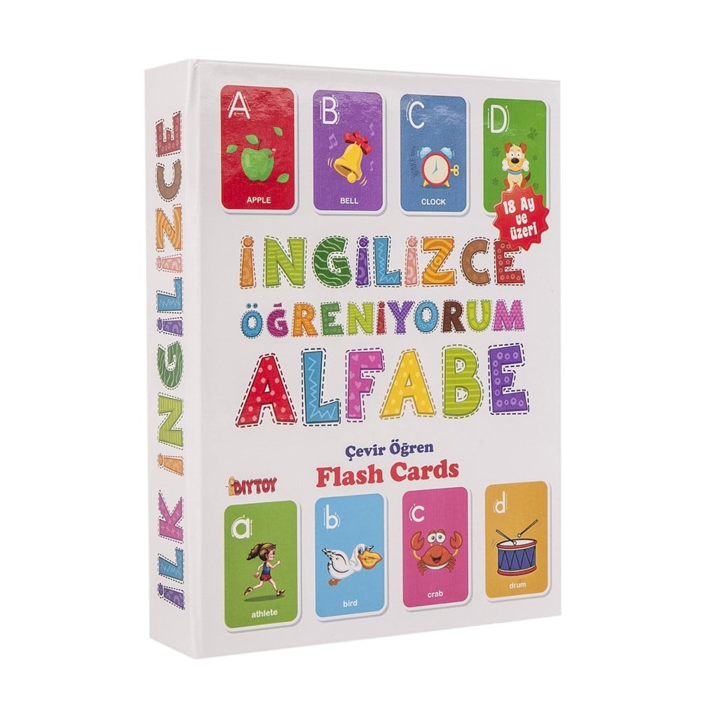 Eğitici Bebek Oyuncakları, Dıytoy, Dıytoy İngilizce Öğreniyorum Alfabe Flash Cards