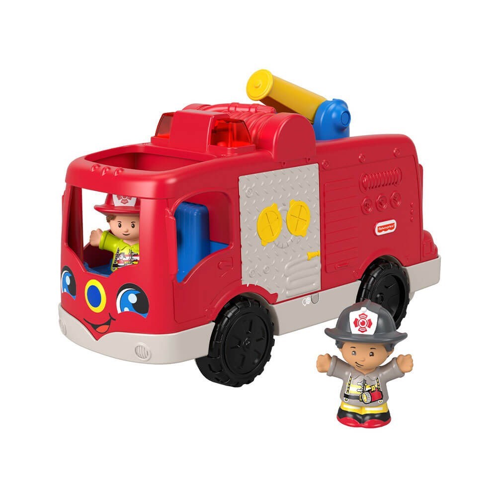 Eğitici Bebek Oyuncakları, Fisher Price, Fisher Price Little People Yardımsever İtfaiye Arabası HDJ24
