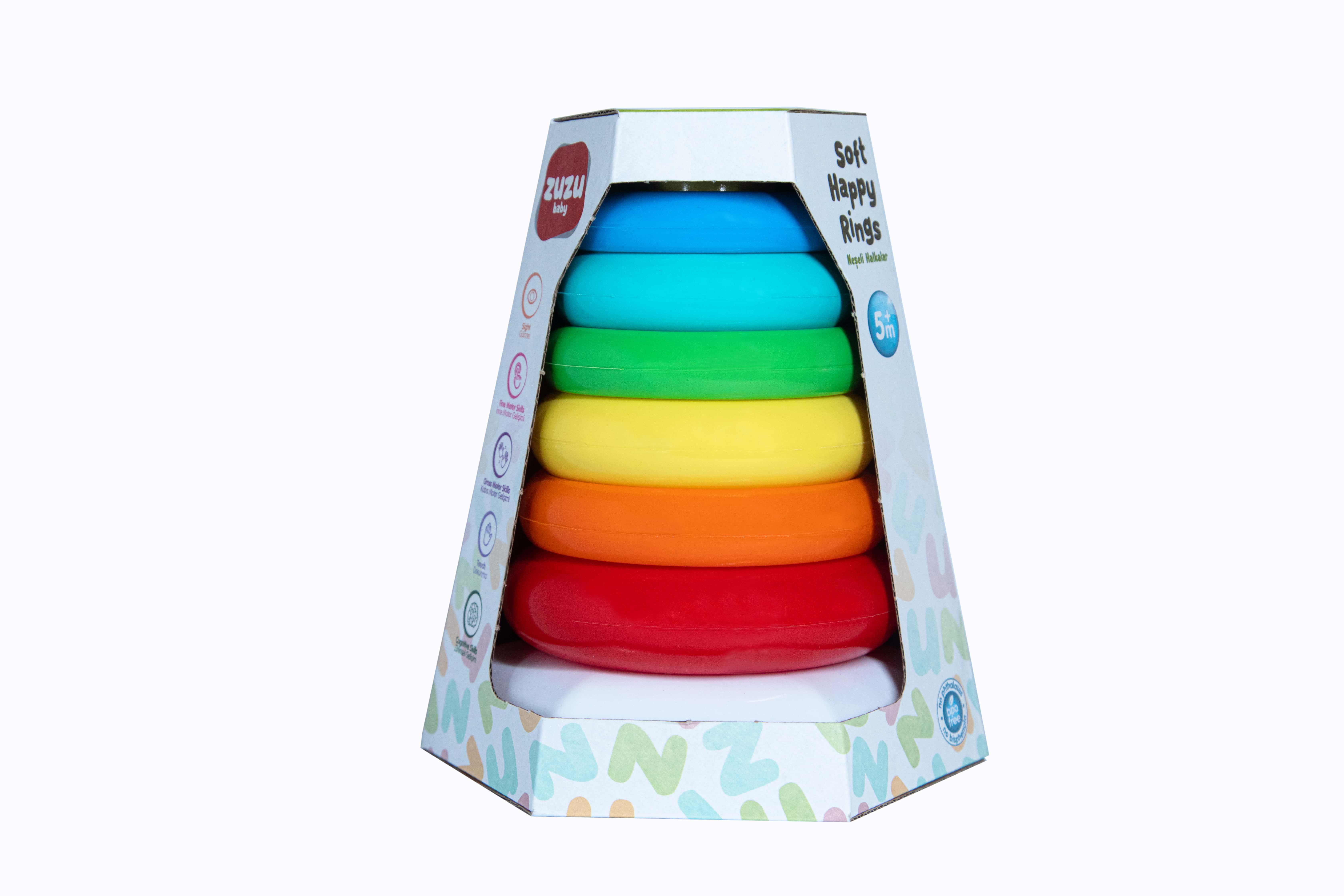 Eğitici Bebek Oyuncakları, ZUZU TOYS, Zuzu Toys Neşeli Halkalar