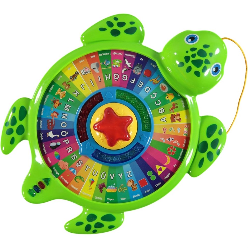 Eğitici Oyuncak Neşeli Çarkıfelek Sesli ve Işıklı Kaplumbağa I Merkez  Oyuncak I Güvenilir Alışveriş, Hızlı Kargo, Kolay İade!