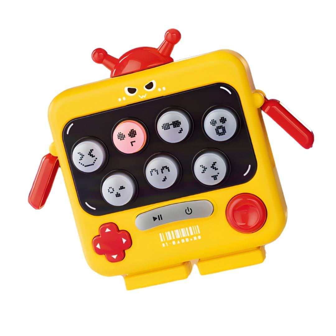 Eğitici Elektronik Oyuncaklar, MEGA OYUNCAK, Whack a Mole Sevimli Suratlar Zeka Oyunu 60803 Sarı