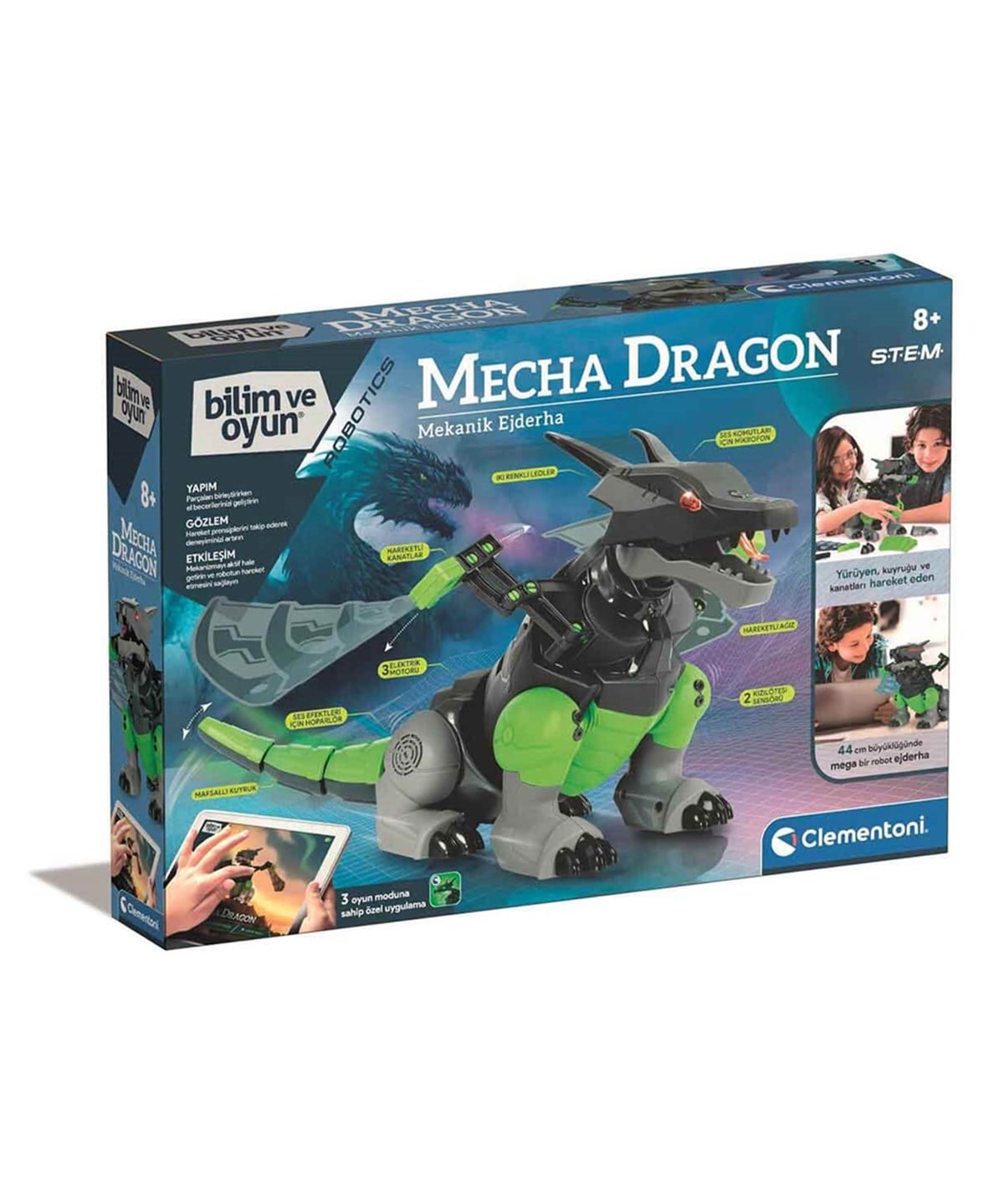 Eğitici Robotlar, Clementoni, Clementoni Robotik Laboratuvarı Mecha Dragon 64326