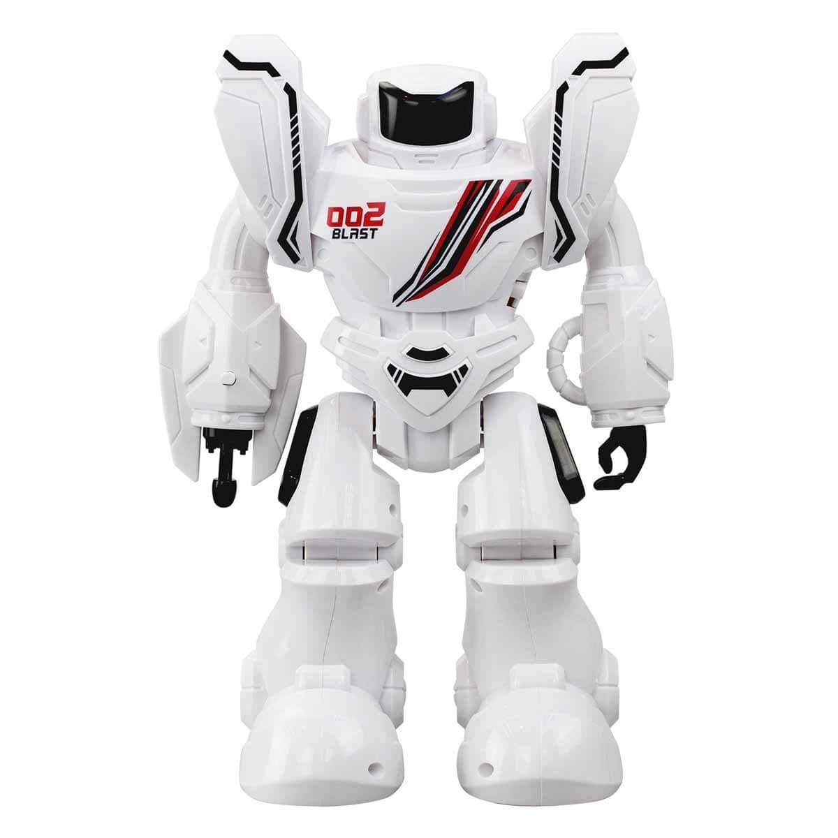 Eğitici Robotlar, SİLVERLİT, Silverlit Robo Blast One Uzaktan Kumandalı Robot 85894 Beyaz