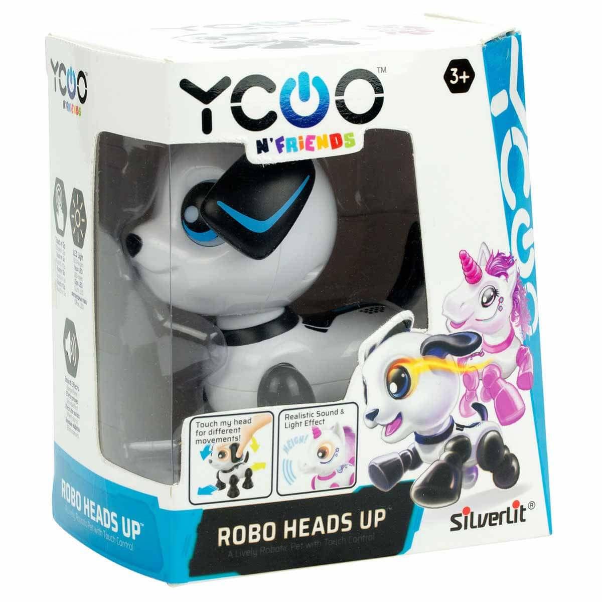 Eğitici Robotlar, SİLVERLİT, Silverlit Robo Heads Up Robot Evcil Hayvanlar 85238 Sevimli Yavru Köpek